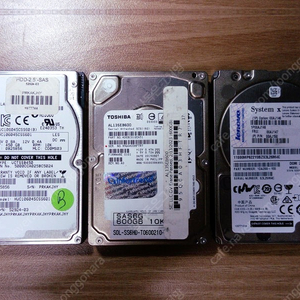 잡동?한 2.5" SAS HDD 1.2TB 600GB 450GB