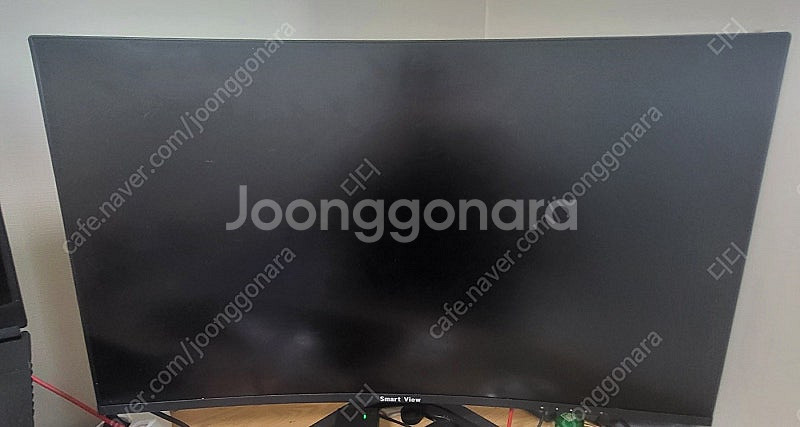 smart view 32인치 qhd 커브드 모니터 팝니...--0