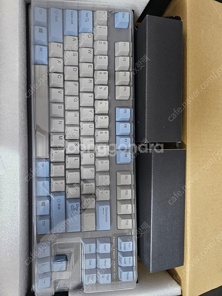리얼포스 R2 TL 그레이/블루 45g 균등 영문 팝니...--1