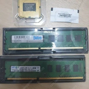 개인 짐정리합니다.)) 램 삼성ddr 8GB pc3-10600u 새거 및 기타부품은 덤.