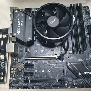 MSI B450M MORTAR MAX 메인보드 세트