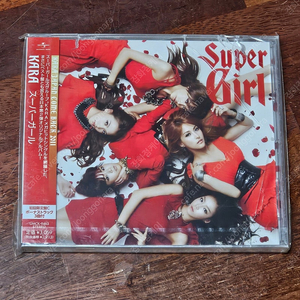 카라 KARA Super Girl C형 일본 2집 보너스트랙반 한국 아이돌 걸그룹 CD 미개봉