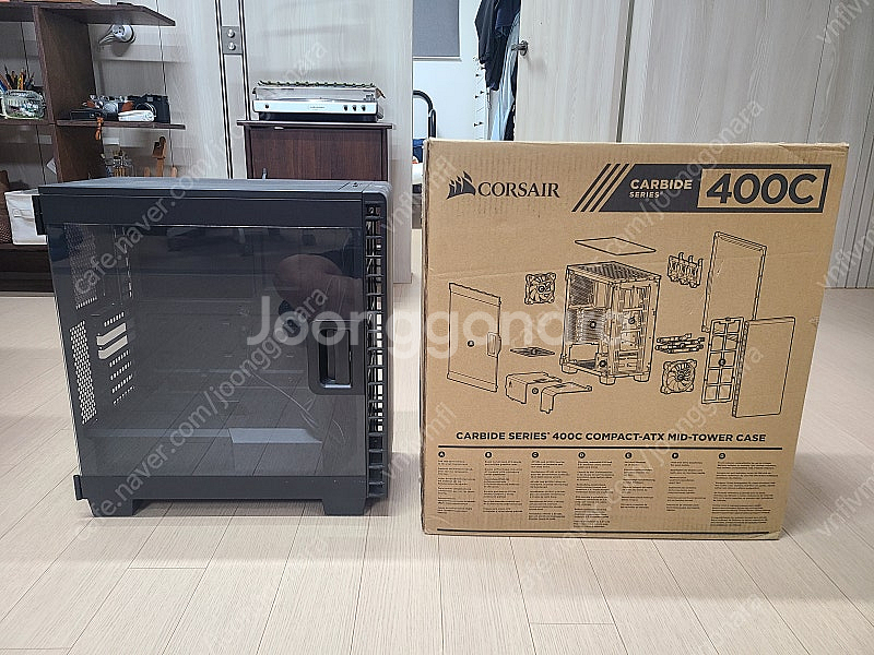 커세어 케이스 블랙 / 기가바이트 700w 모듈러 파워...--0