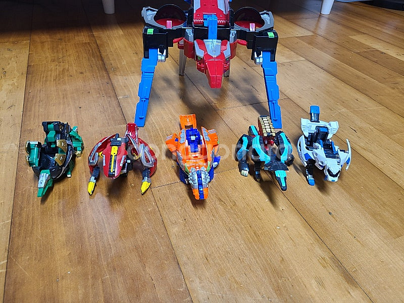 카봇 쿵 알카봇 세트 (쿵 5종, 프테라드롭쿵)--5