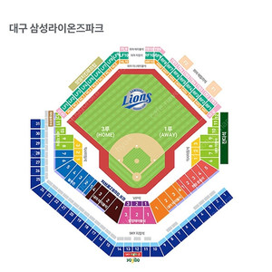 삼성라이온즈 9월 1일 스카이하단 25구역 2연석