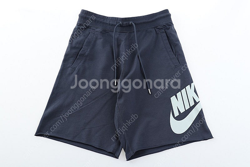 (M) 나이키 트레이닝복 반바지 운동 네이비 테크팩--1