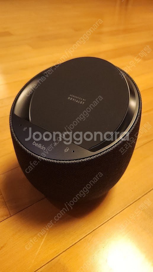 벨킨 사운드폼 엘리트 - 드비알레 스마트스피커 구글버전 + 무선충전기--0