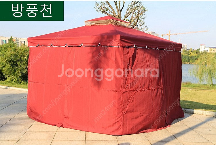 판매) 캠핑장 텐트 몽골텐트 가제보 바베큐 케노피 3*...--3
