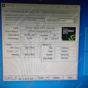 조탁 지포스 GTX 1060 3GB 그래픽 카드 팔아요.
