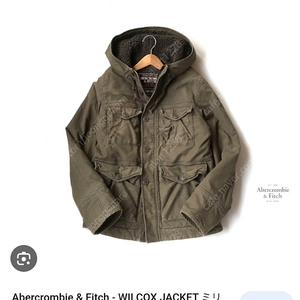 아베크롬비 헤비아우터. wilcox wolfjaw heavy jacket. 윌콕스 울프죠 밀리터리 헤비야상자켓. 105사이즈.