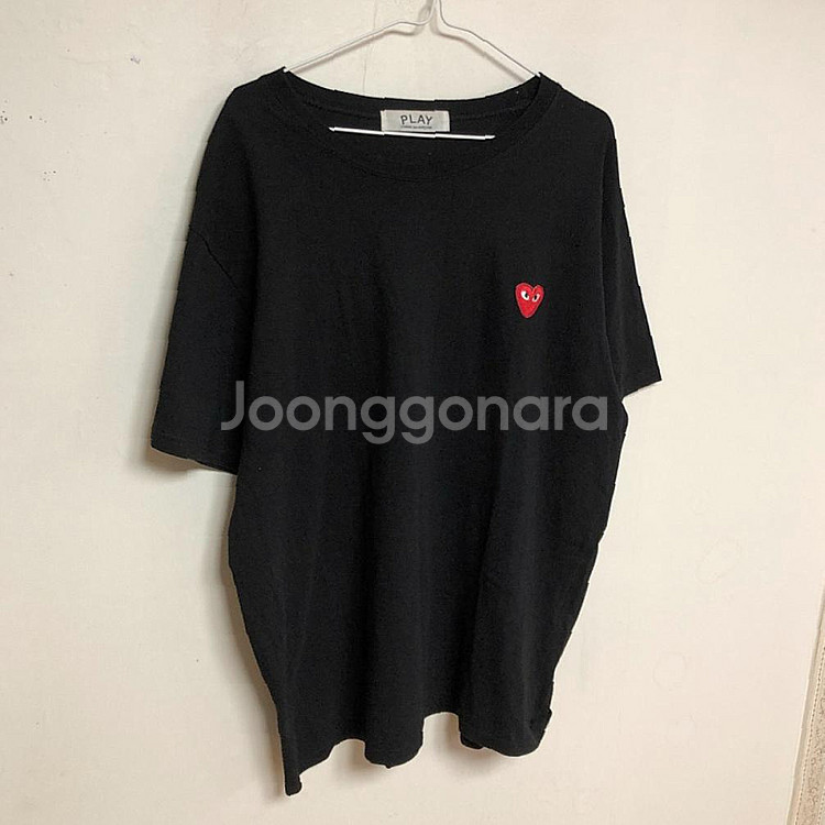 판매 꼼데가르송 남성 반팔티 105XL--1