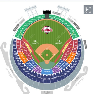 9월8일 일요일 한화이글스vs엘지트윈스1루네이비4연석