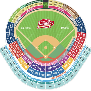 정가이하] 9/1 랜더스 필드 SSG랜더스vsNC 다이노스 라이브존 티켓 1자리 *통로한자리건너*