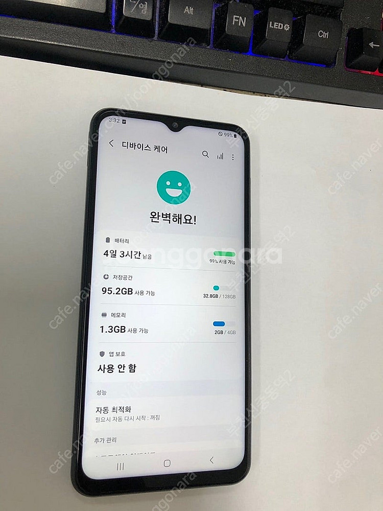 035719 갤럭시버디2 그린 SS급 128GB 무잔상...--2