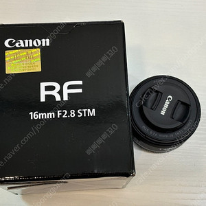 캐논 RF 16mm F2.8 STM 단순개봉 풀박스 27만원