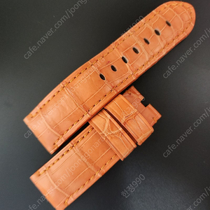 [판매] 파네라이 oem 오렌지 악어 스트랩 24-22 mm (xs 사이즈)