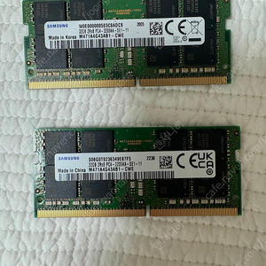 삼성 ddr4 3200 32GB 노트북 램