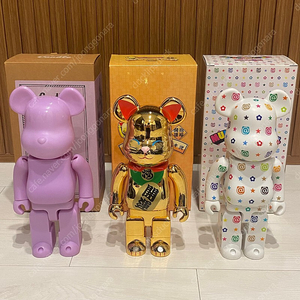 정품 메디콤토이 베어브릭 400% 3종 팔아요! MEDICOM TOY BE@RBRICK