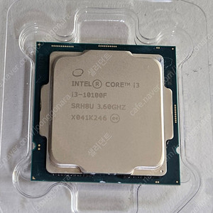 CPU 10세대 i3 10100f