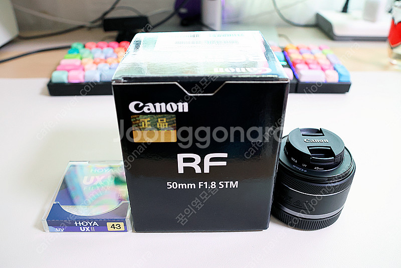 캐논 RF 50mm F1.8 STM + 호야 UX UV...--0