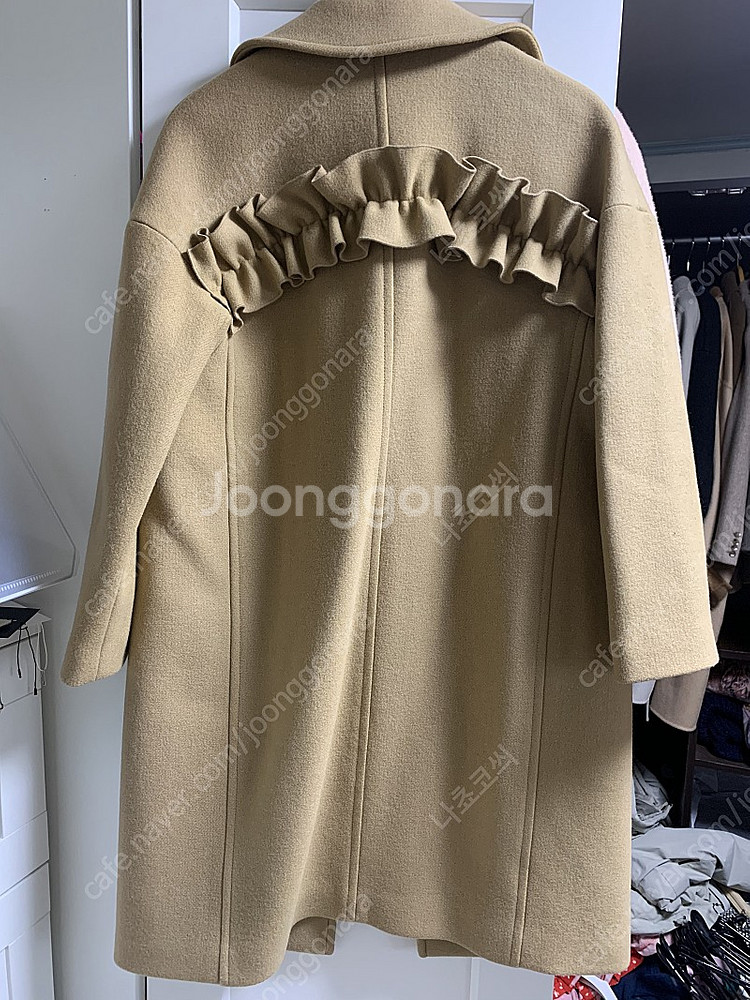 뎁(DEBB) 러플 포인트 싱글코트 S사이즈(55) 팝...--3