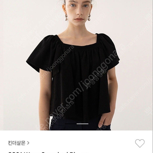 킨더살몬 블라우스 Wavy Smocked Blouse