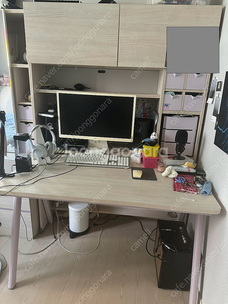 일룸 로이책상 거울수납장세트--3