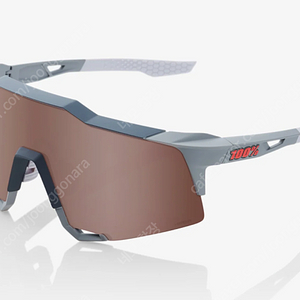 100% 스피드크래프트 고글 Soft Tact Stone Grey - HiPER Crimson Silver Mirror Lens