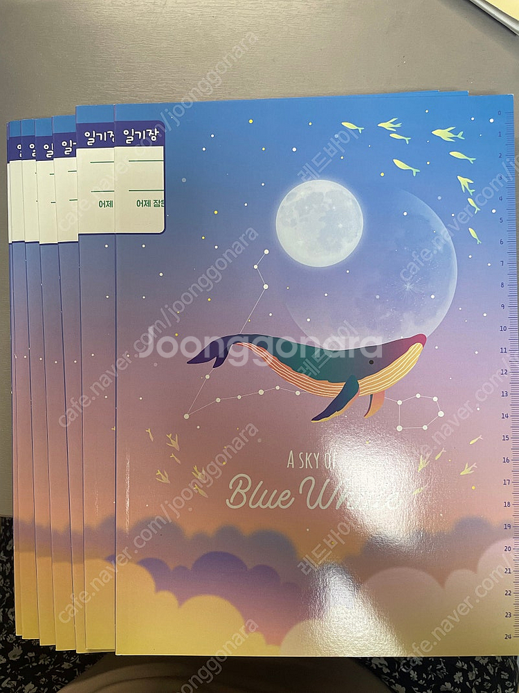 8칸 공책, 쓰기 8칸 공책,일기장--4