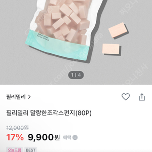 필리밀리 말랑한 조각스펀지 61p