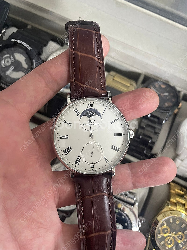 IWC 다빈치 오토매틱 문페이즈 15만--0