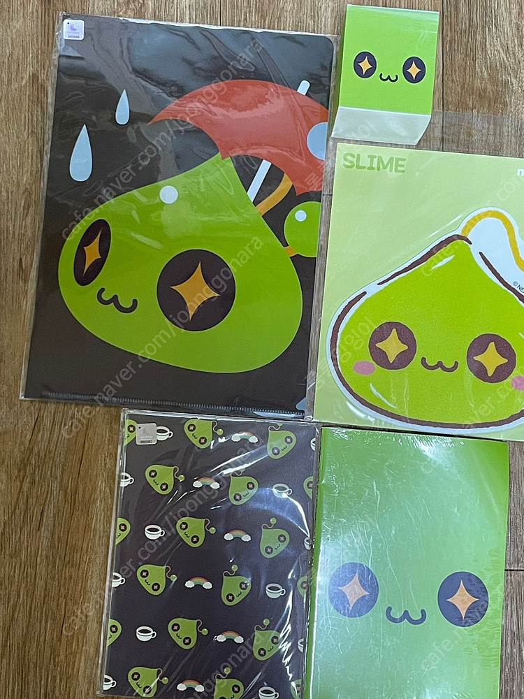 메이플스토리 슬라임 메모지 화일 공책 마우스패드 부채--1