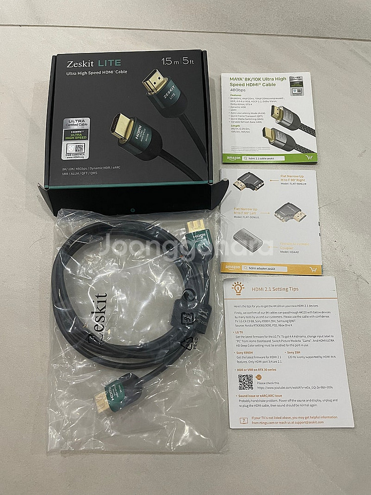 Zeskit Lite 48Gbps 슬림 인증 초고속 H...--0