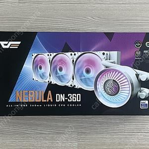 다크플래쉬 Nebula DN-360 ARGB 화이트 (새제품)