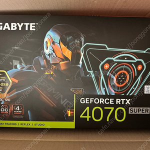 Gigabyte rtx 4070 super gaming oc 겜오씨 미개봉