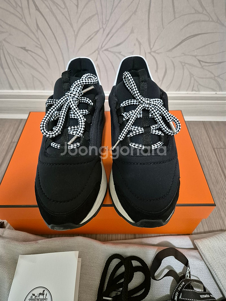 에르메스 운동화 37반--1