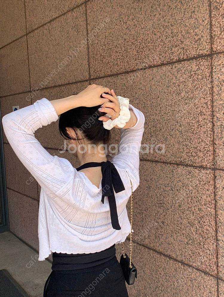 라플리에 아일렛 가디건세트--0