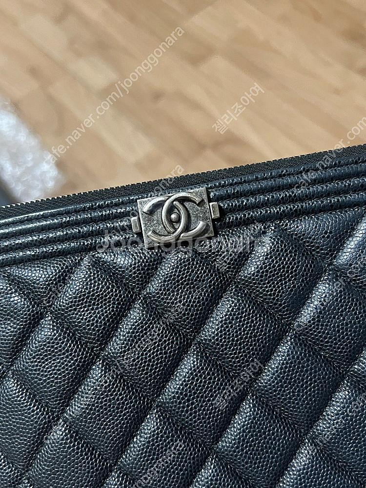 샤넬 뉴미듐 보이클러치--3