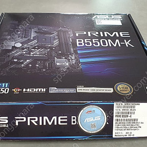 ASUS PRIME B550M-K 리퍼비시 팝니다. (대원, AS가능)