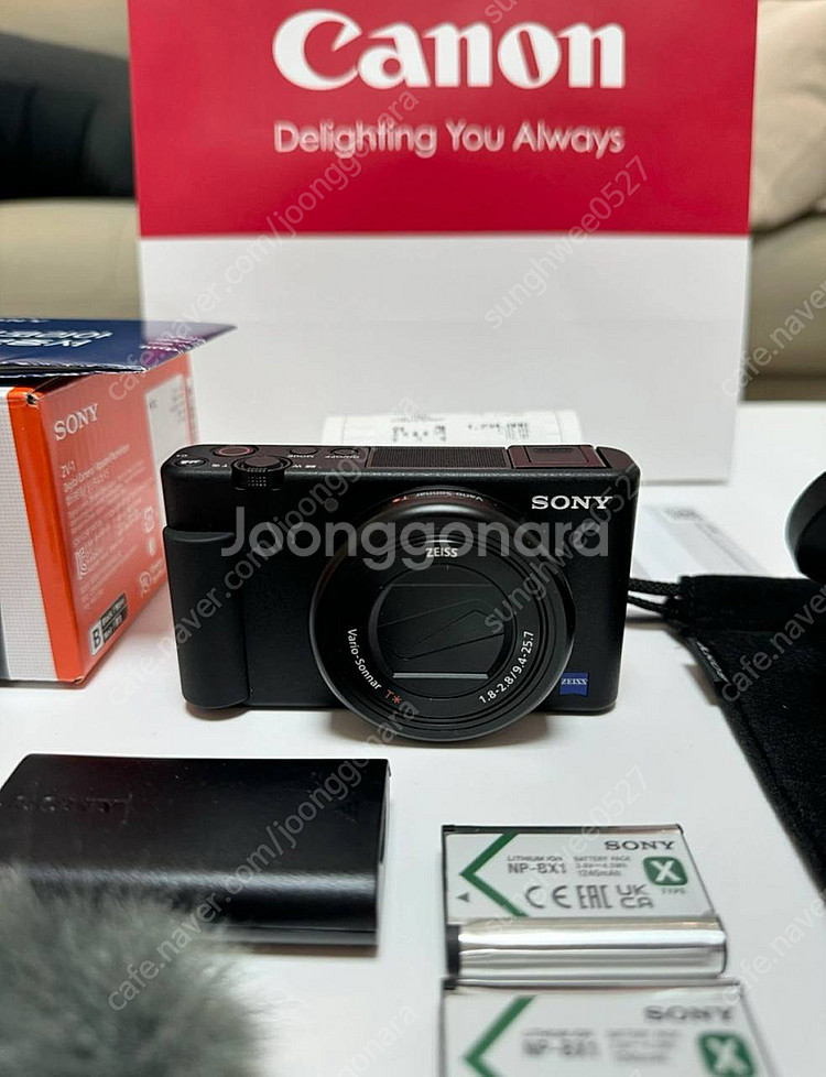 소니SONY ZV-1 브이로그 카메라 풀세트 판매합니다--1