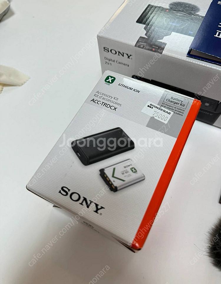 소니SONY ZV-1 브이로그 카메라 풀세트 판매합니다--3