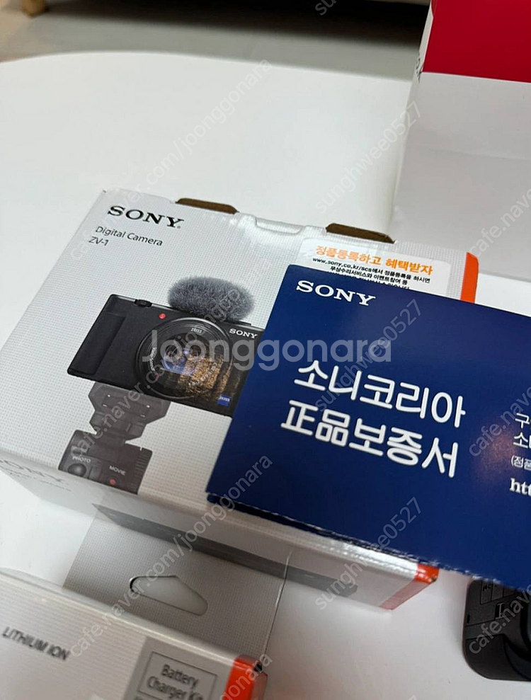소니SONY ZV-1 브이로그 카메라 풀세트 판매합니다--5