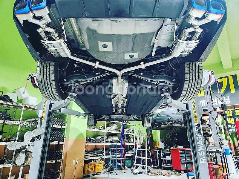 쏘나타 DN8 1.6T 알토배기 커스텀 JSR 가변배기...--3