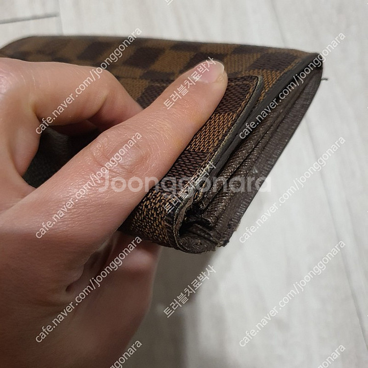 정품 루이비통 다미에 장지갑--7