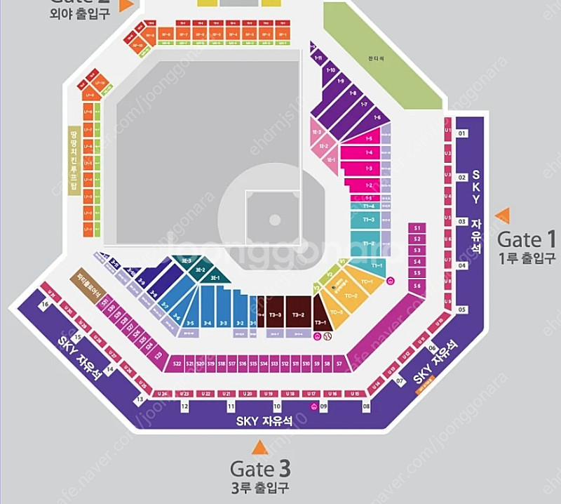9월4일(수) 9/4 삼성라이온즈 vs 두산베어스 1루...--0