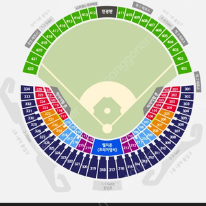9월 7일 잠실야구장 LG VS 한화이글스 외야 6연석 팝니다 거의정가!!!
