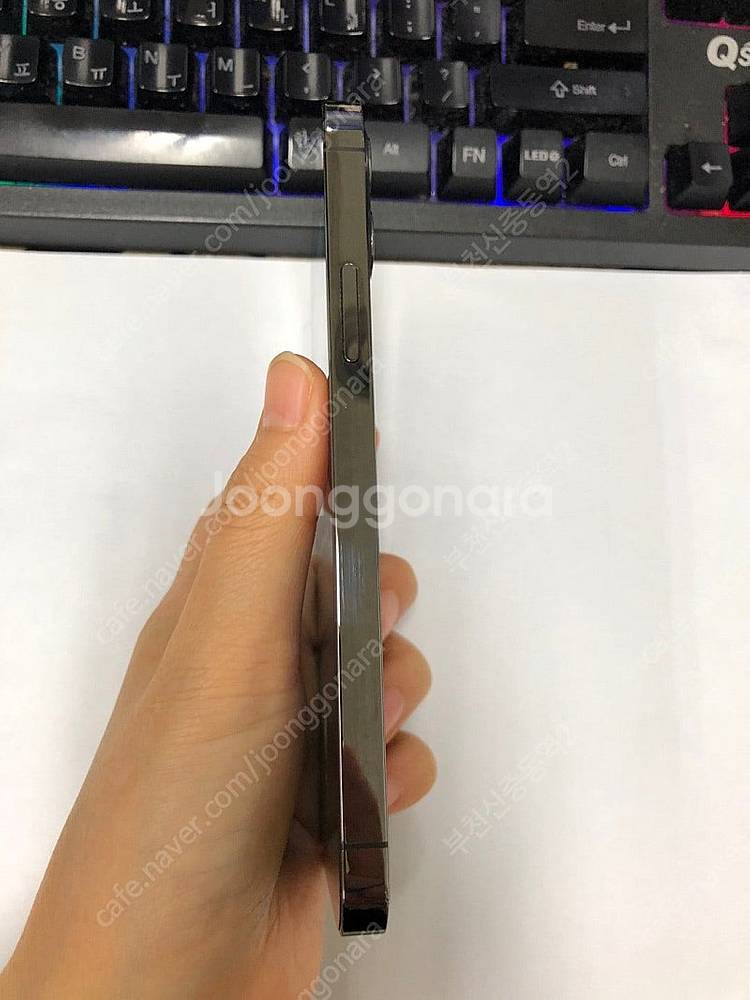 183454 아이폰12프로 그래파이트 SS급 128GB...--5