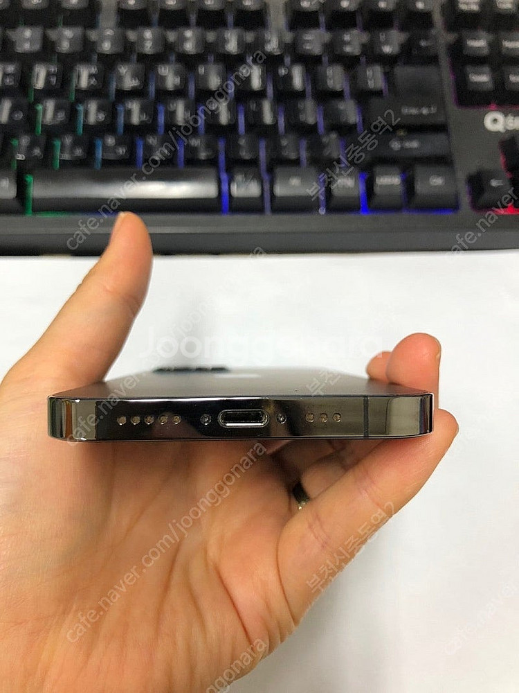 183454 아이폰12프로 그래파이트 SS급 128GB...--6
