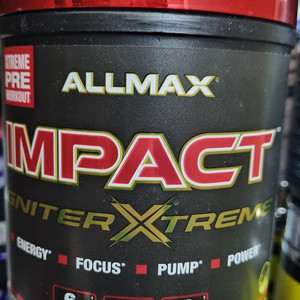 [미개봉 제품] ALLMAX IMPACT Igniter XTREME 올맥스 이그나이트 익스트림 부스터 프리워크아웃