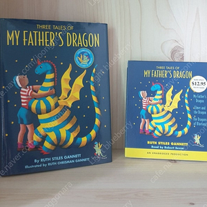 잠수네 영어책 Three Tales of My Father's Dragon 하드커버 + Unabridged CD2장